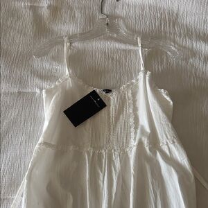 Brandy Melville White Maxi Dress 100% cotton